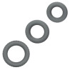 Calexotics Lot de 3 Cockrings Link Up Gris